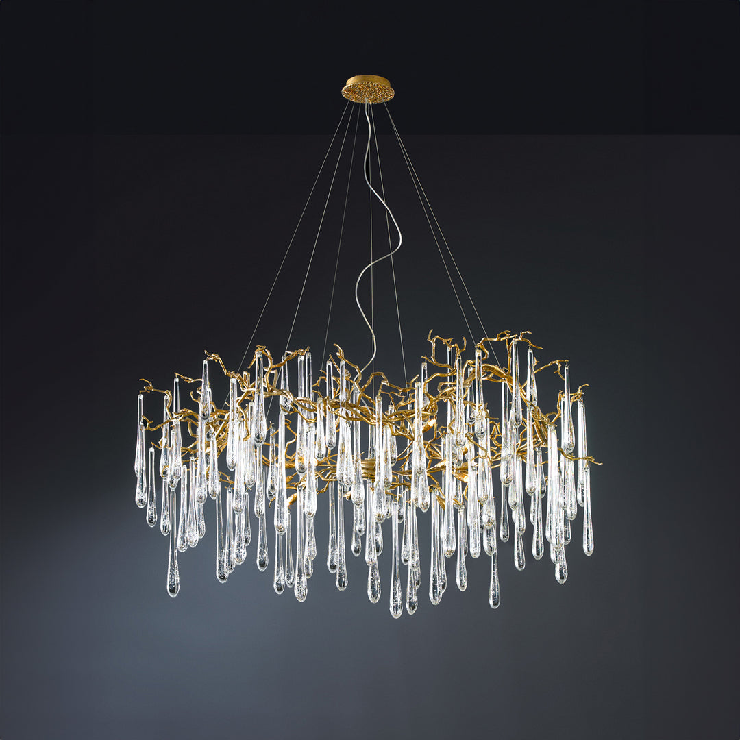 Aqua Organic Chandelier