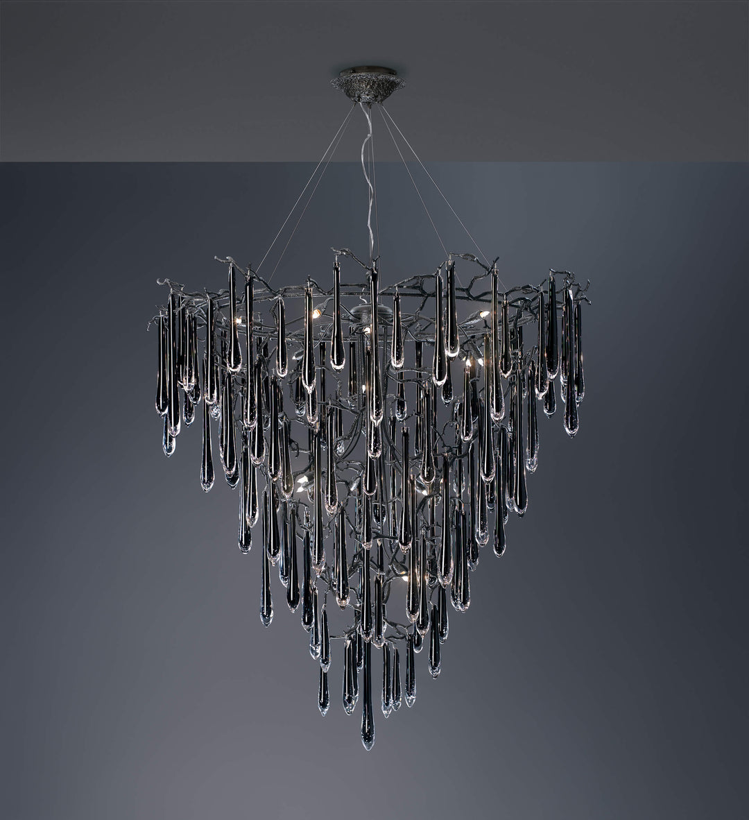 Aqua Funnel Large Chandelier