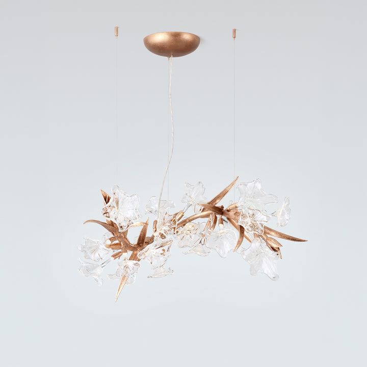 BLOSSOM GLADIOLUS HORIZONTAL CHANDELIER