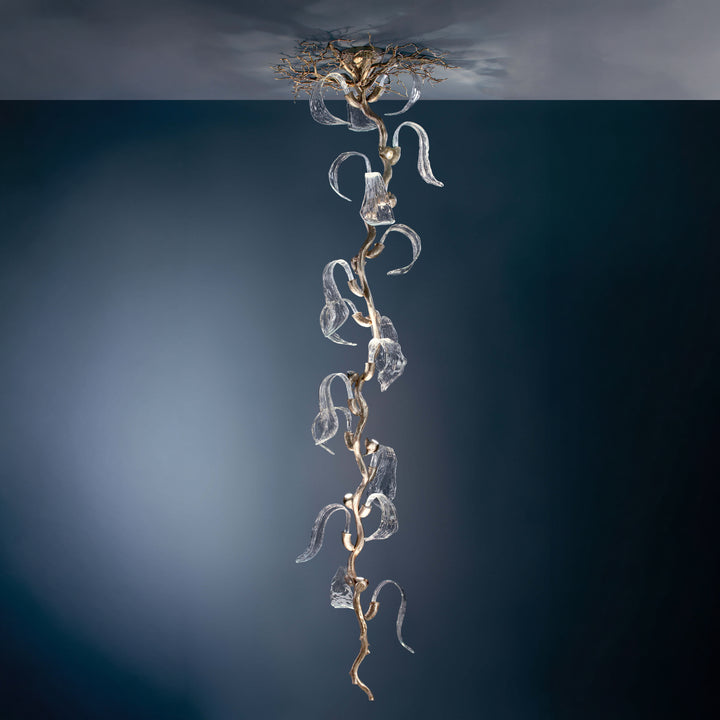 ICARUS WINGS VERTICAL LARGE STAIRCASE CHANDELIER