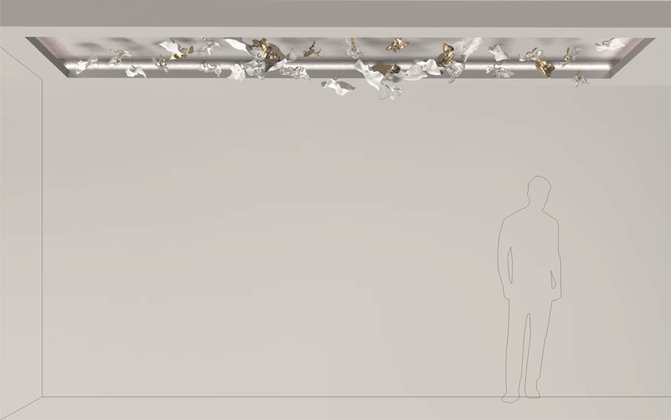 Aria Composition Flush Mount