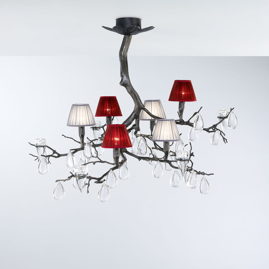 Fascinium 6 Shade Small Chandelier