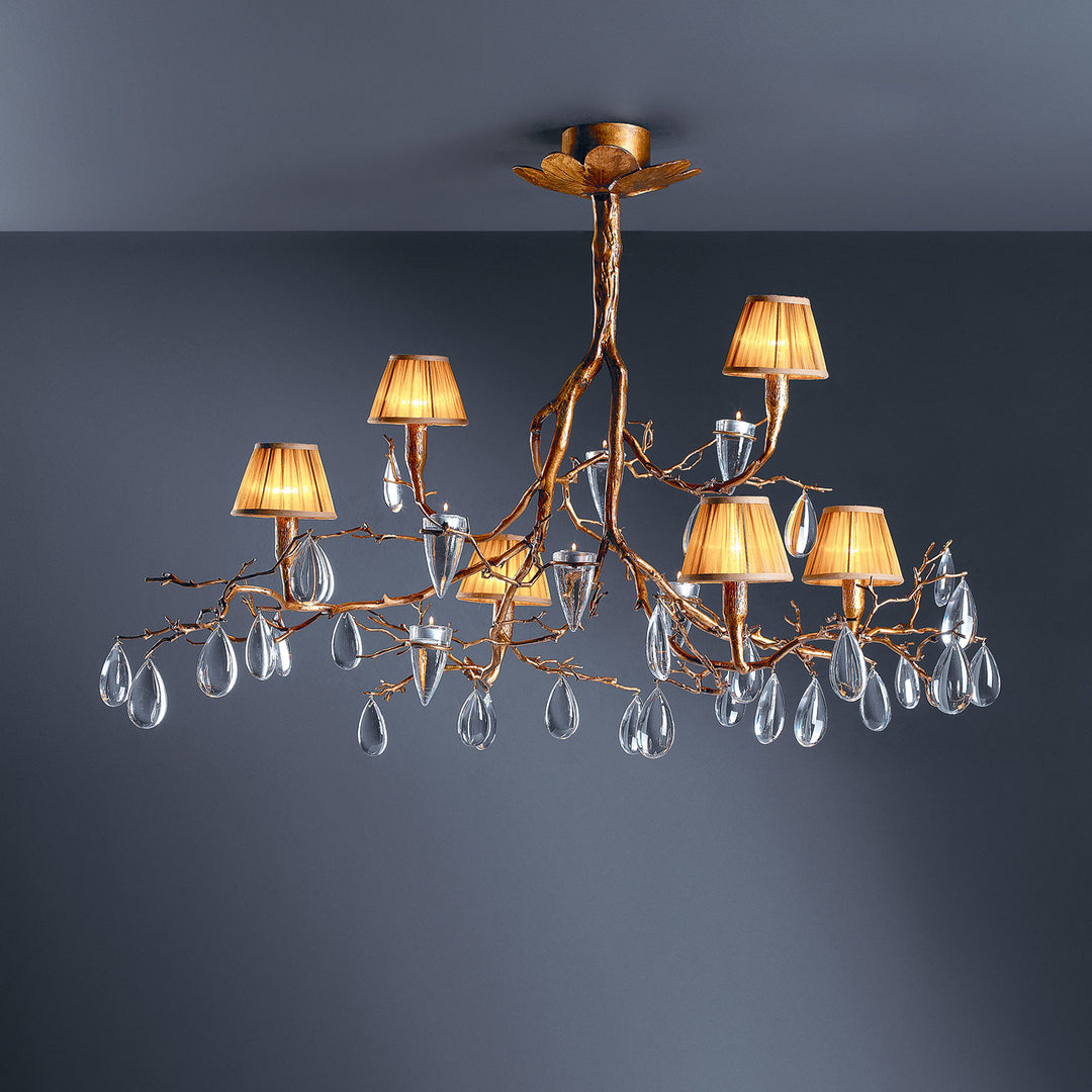 Fascinium 6 Shade Medium Chandelier