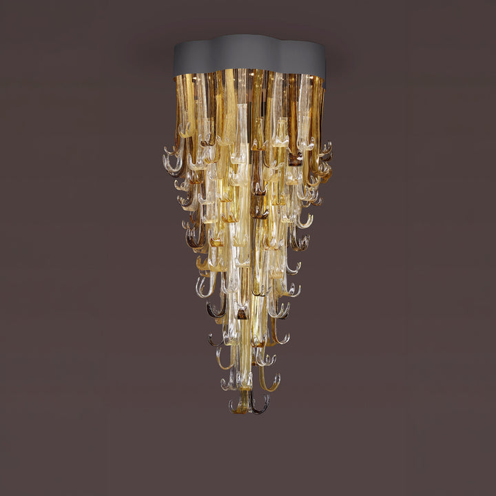 GEYSER FONTAIN ROUND STAIRCASE CHANDELIER