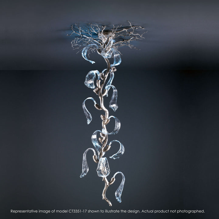 ICARUS WINGS VERTICAL MEDIUM STAIRCASE CHANDELIER