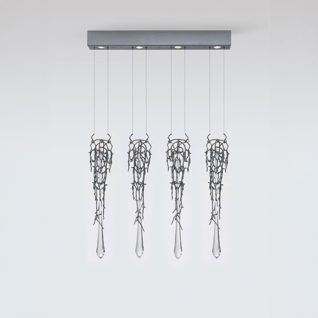 Liquid Quadruple Chandelier