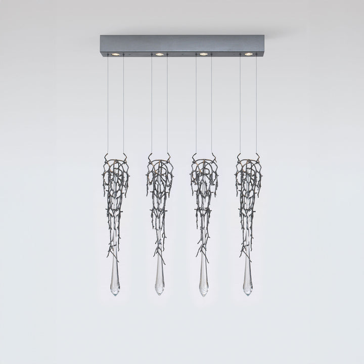 Liquid Quadruple Chandelier