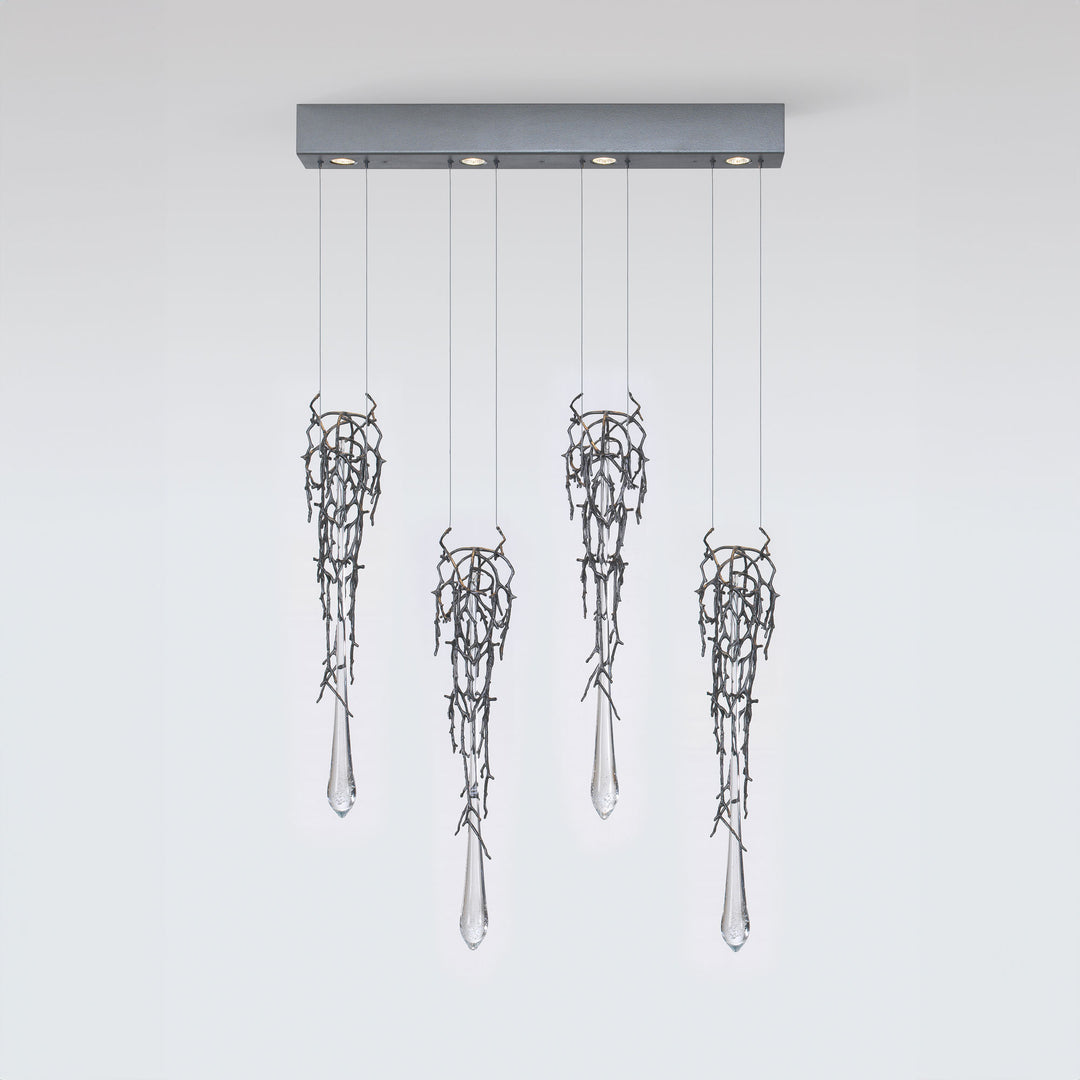 Liquid Quadruple Chandelier
