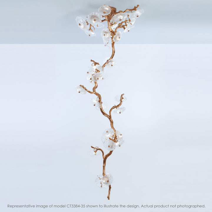 NENUFAR BONSAI MEDIUM STAIRCASE CHANDELIER