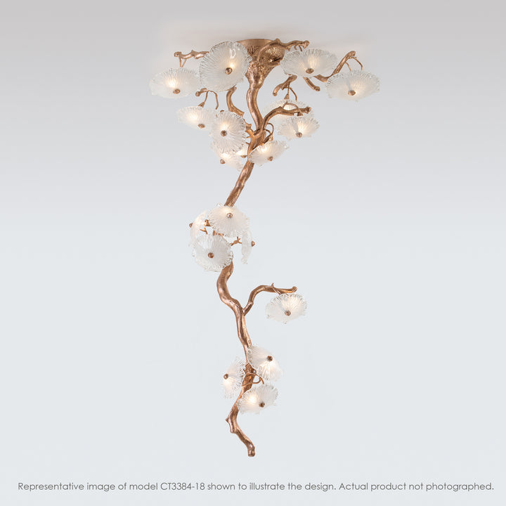 NENUFAR BONSAI MEDIUM STAIRCASE CHANDELIER