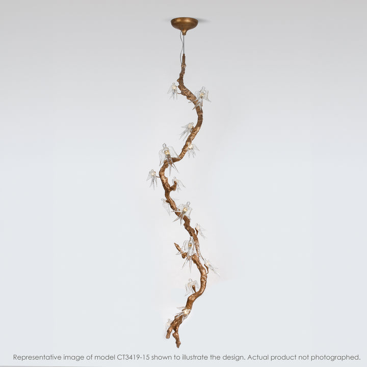 VOA TRUNK XX-LARGE STAIRCASE CHANDELIER