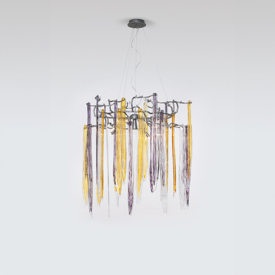 Waterfall Round Medium Chandelier