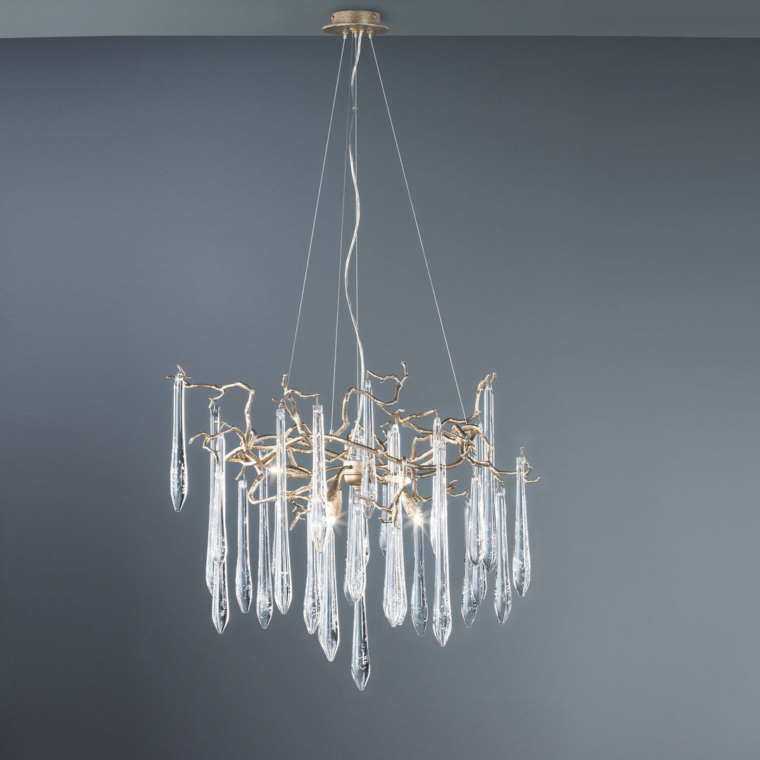 Aqua Organic Chandelier