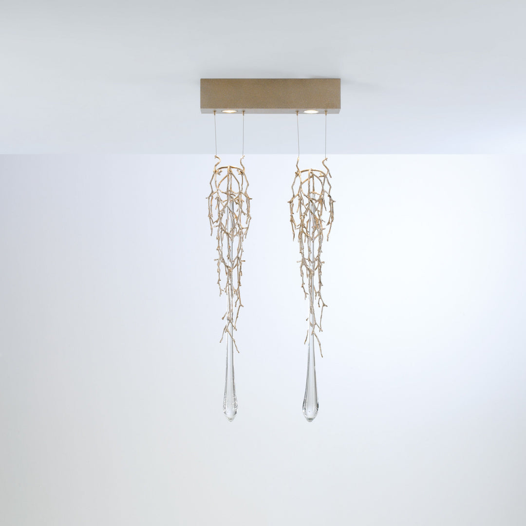 Liquid Double Chandelier