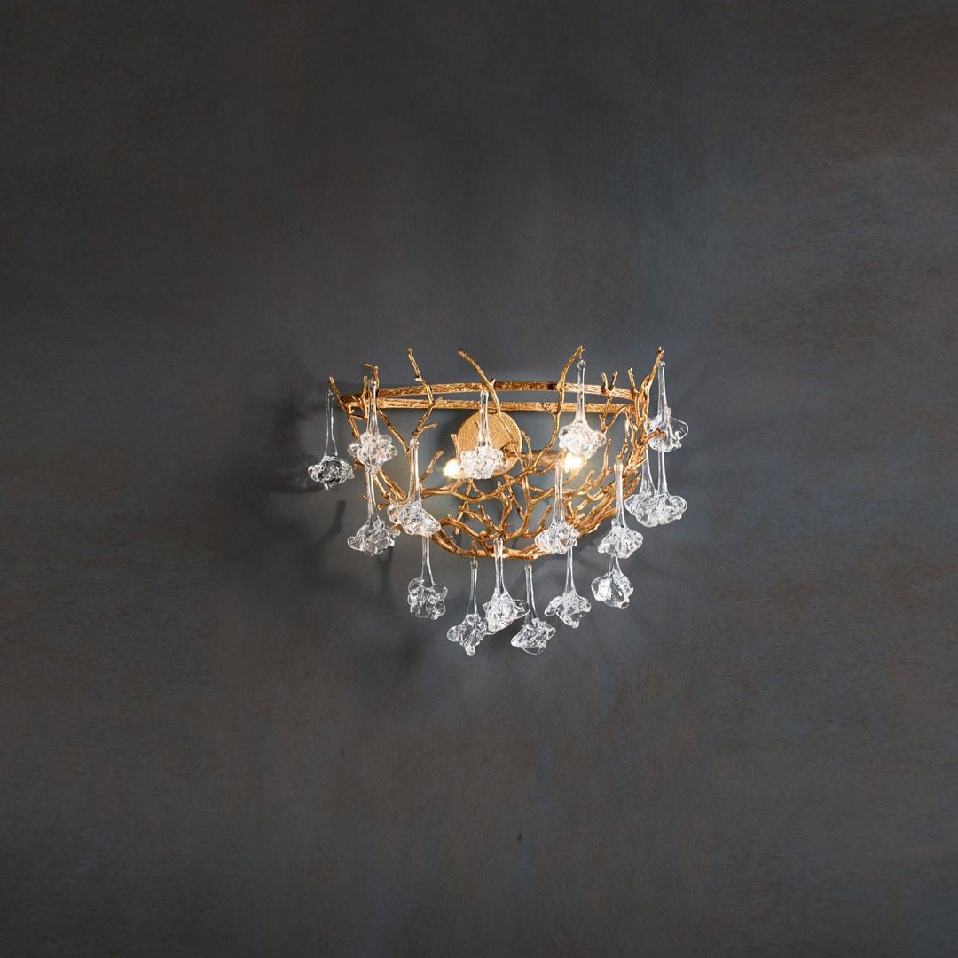 Coral Demilune Sconce