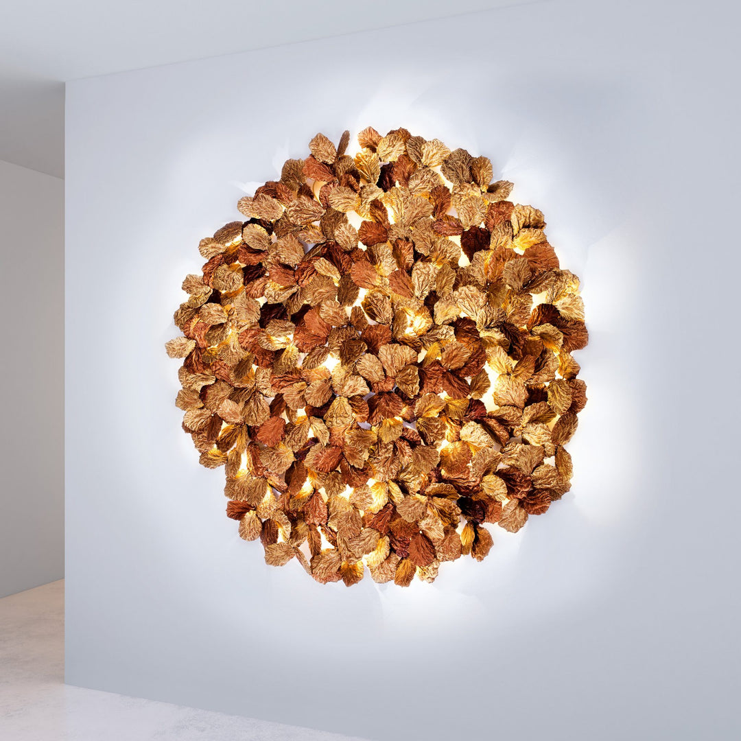 Pathleaf Round Large Wall Sculpture